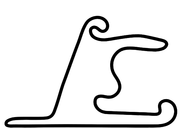 Shanghai International Circuit track map